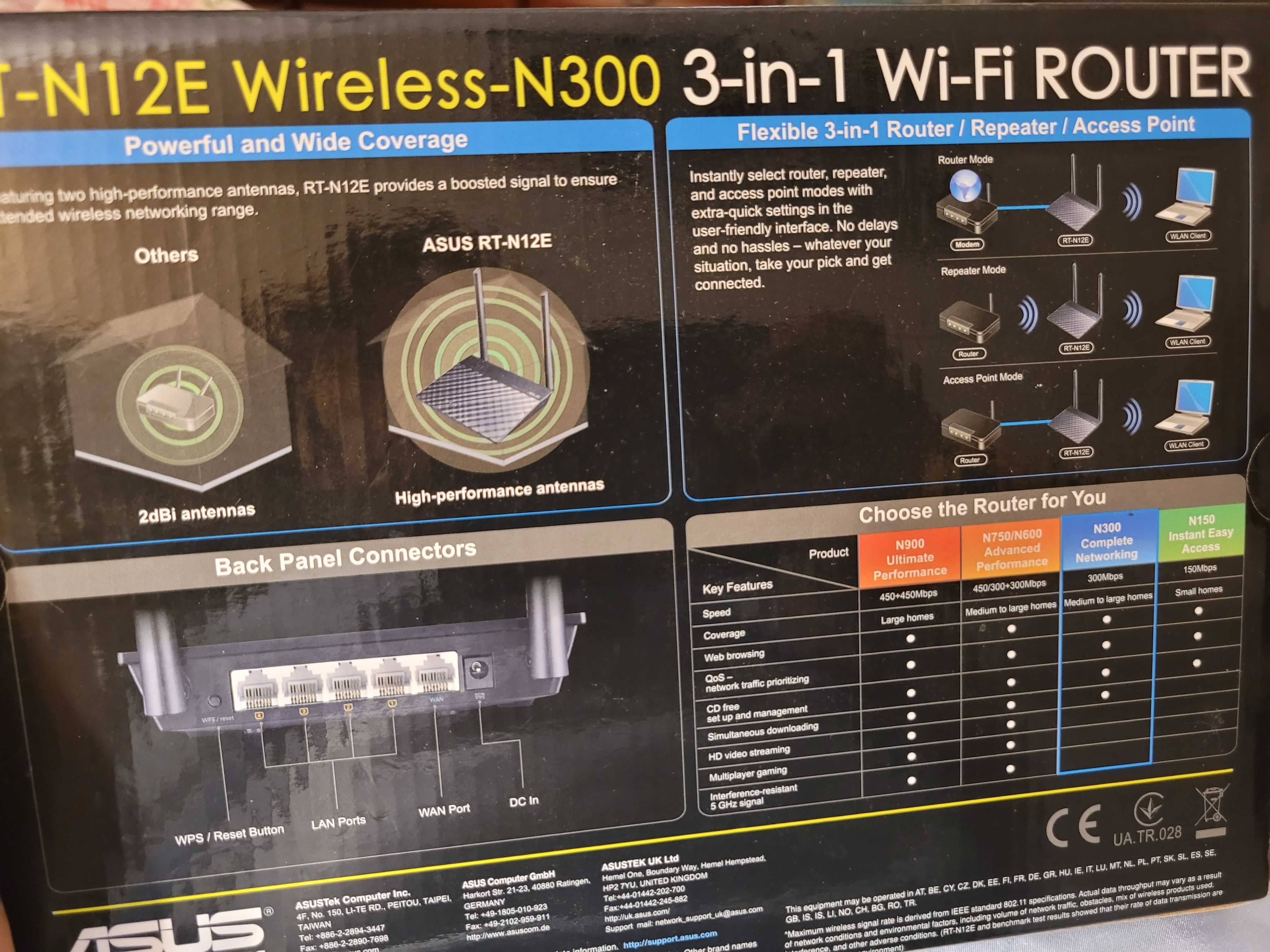 Router Asus Wireless-N300