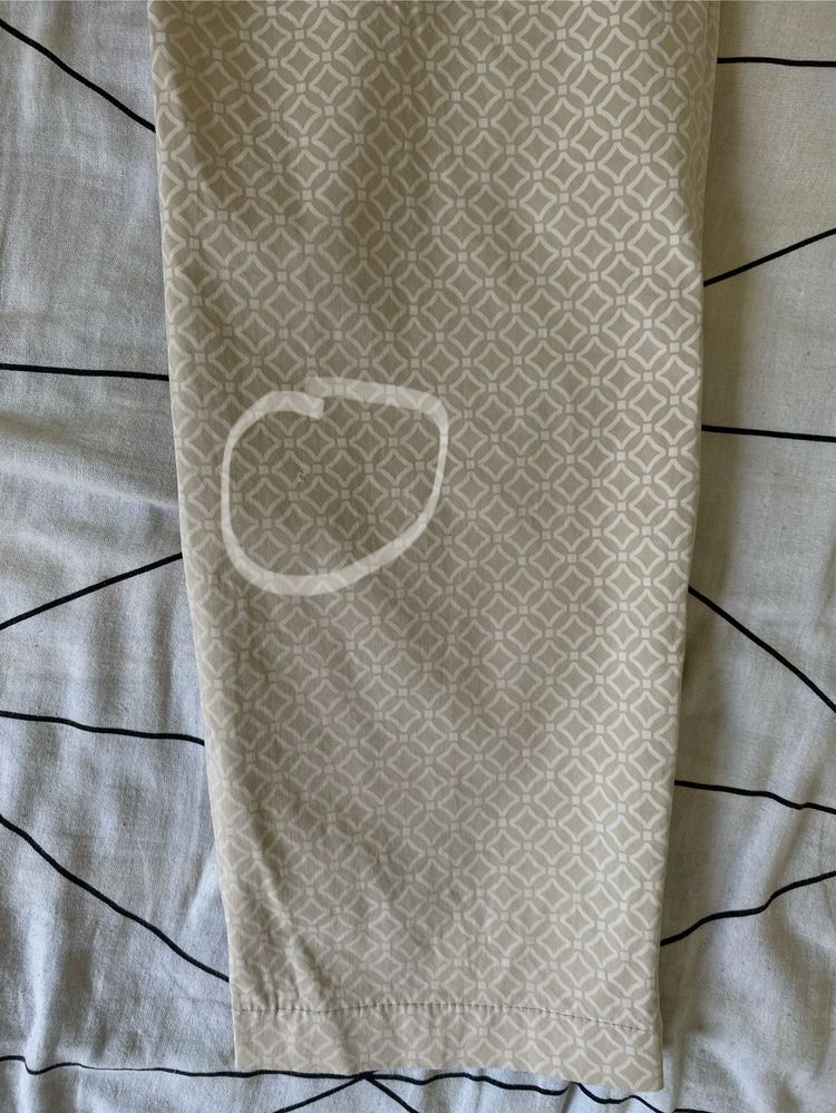 Materiałowe beżowe spodnie/cygaretki Gerry Weber, lekkie piekne jasne