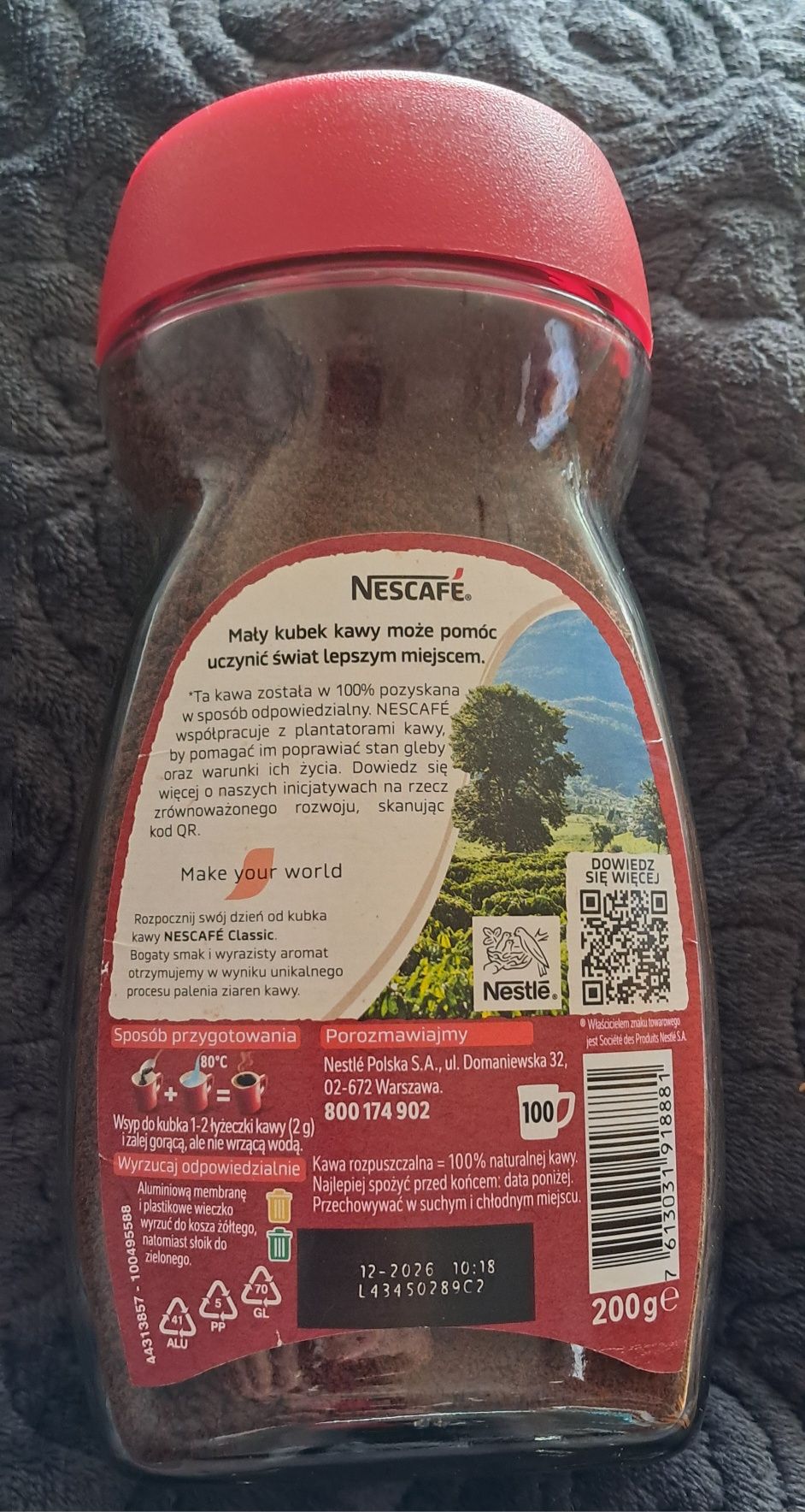 Nescafe Classic 200 g.