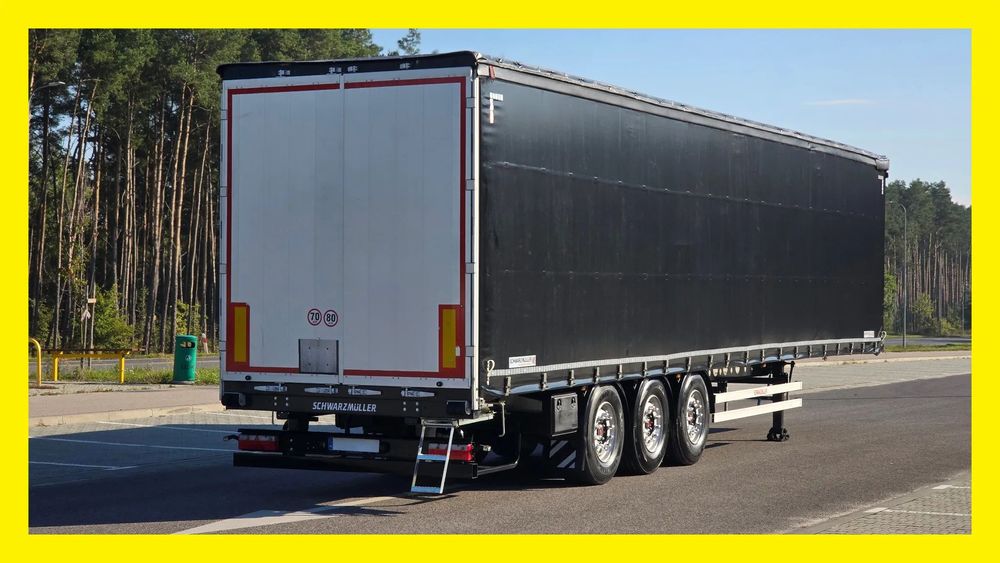 Schwarzmuller SCHWARZMULLER ❗️❗️ FIRANKA STANDARD / DACH PODNOSZONY HYDRAULICZNIE / 2X OŚ PODNOSZONA / OSIE SAF / ALUMINIOWE ZBIORNIKI / OPONY 90% / CERTYFIKAT XL CODE / MULTILOCK  / BOGATE WYPOSAŻENIE / JAK NOWA ❗️❗️