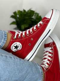 Converse кеди Конверсы All Star Red, Розміри 36-40р