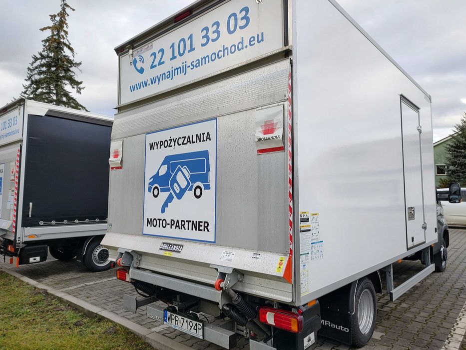 Wynajem Iveco Daily Kontener z windą/Winda/Dostawczy/Skrzynia 8/10EP