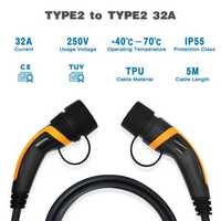 Cabo de carregamento para veículos elétricos (Type 2 to Type 2 32A)