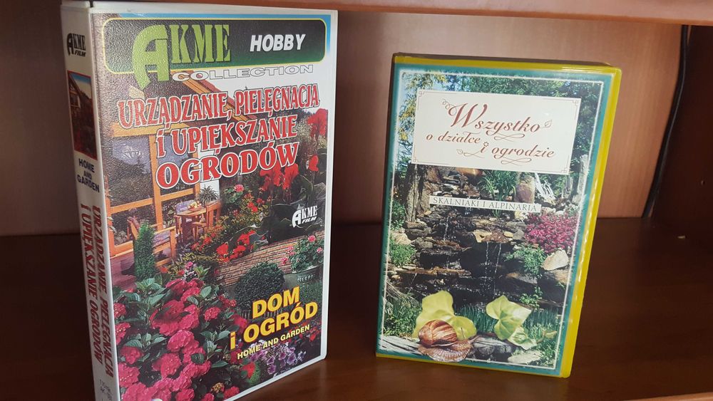 Urządzanie,pielęgnacja i upiększanie ogrodów   kaseta VHS