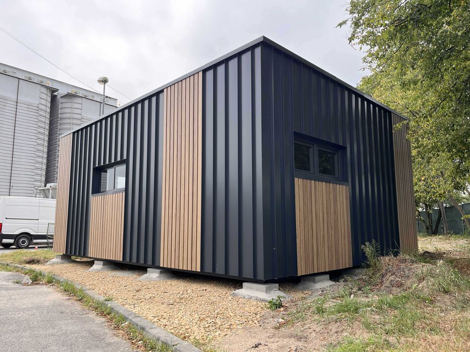 Pawilon biurowy, pawilon handlowy, pawilon z plyty warstwowej