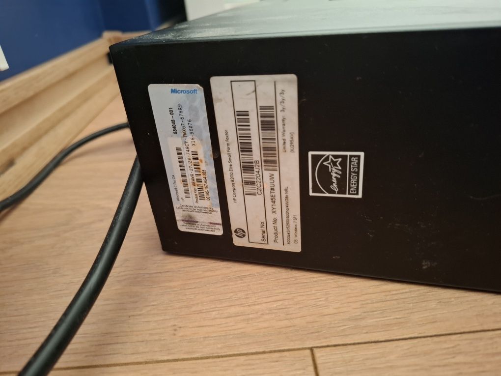 Komputer stacjonarny HP8200 desktop SFF I5 8gb 500gb hdd