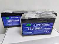Аккумулятор LiFePo 12v 6ah для сигнализаций 3000 циклов UPS