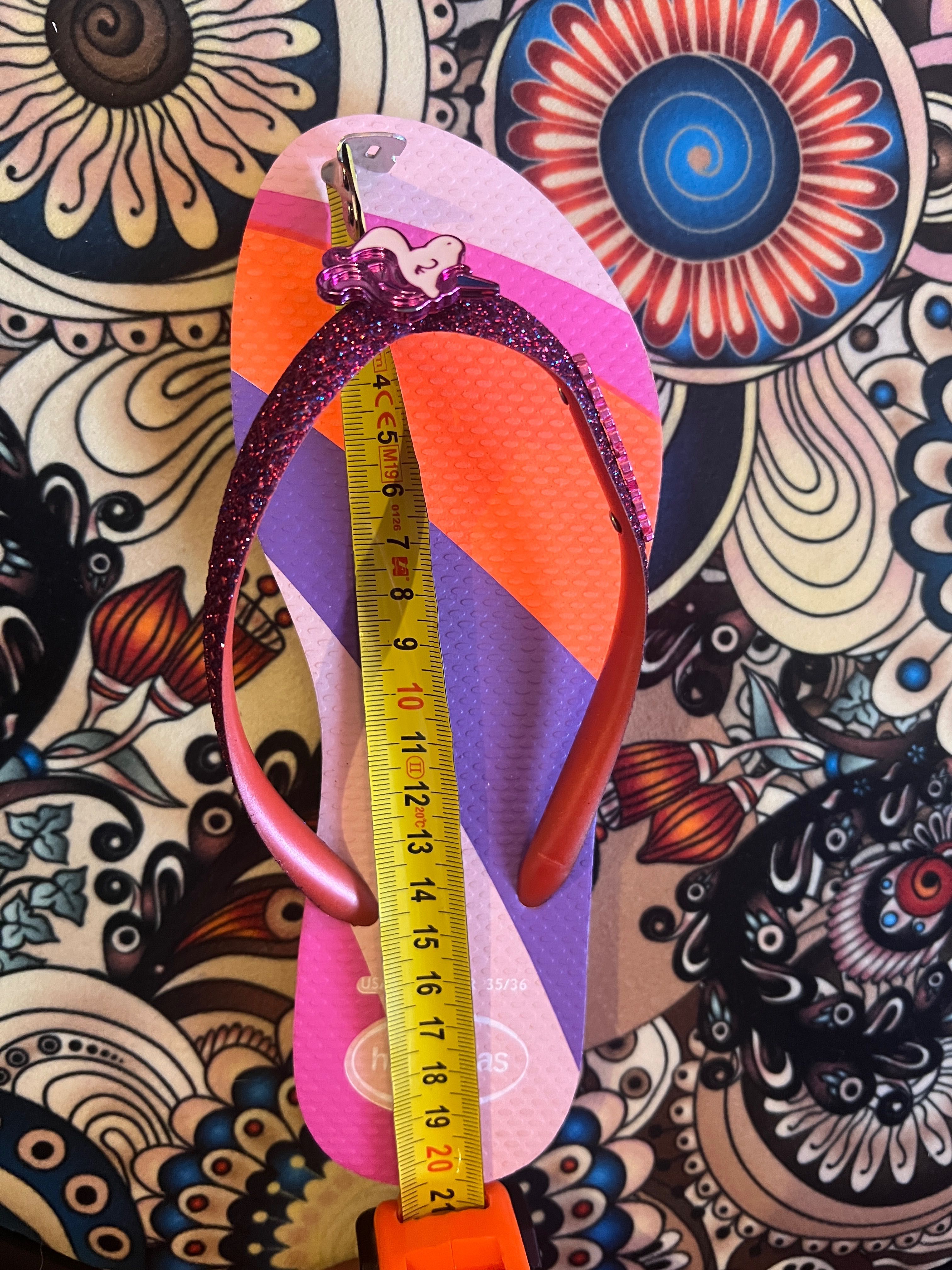 Klapki japonki HAVAIANAS dla dziewczynki nowe nieużywane rozmiar 33/34