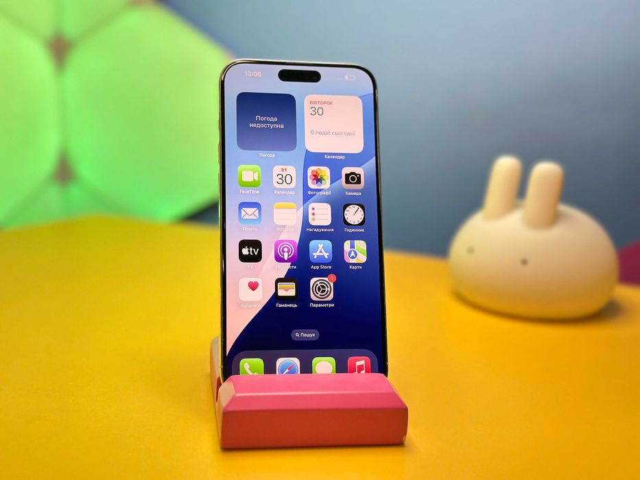 Смартфон Apple iPhone 15 Pro Max 256GB White (147301) Б/У З ГАРАНТІЄЮ