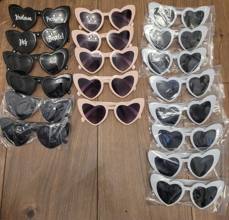 Okulary wesele fotobudka