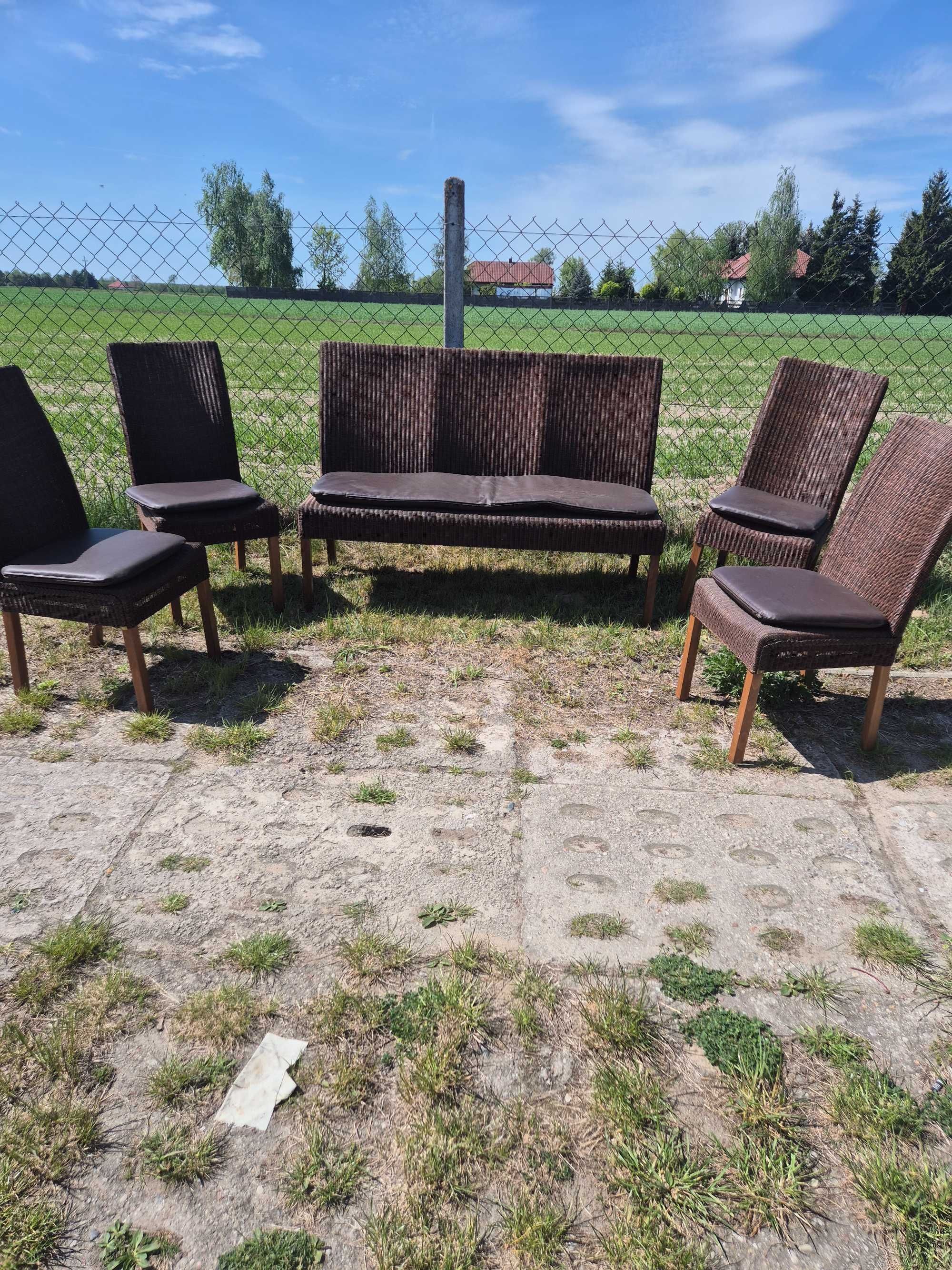komplet mebli ratanowych firmowe