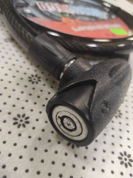 Grube zapięcie do roweru blokada linka przeciwkradzieżowa zamknięcie