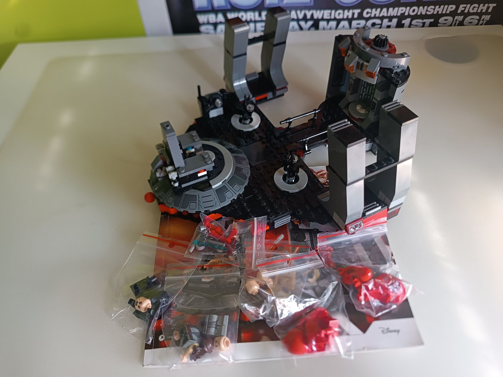 LEGO star wars sala tronowa snoka 75216