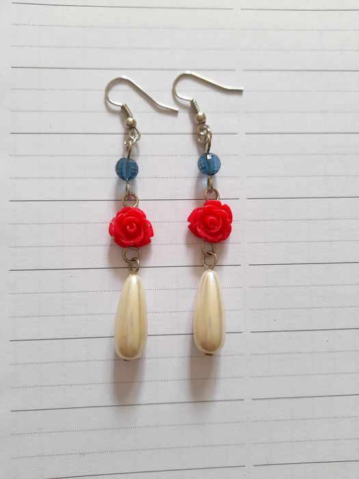 Brincos vintage shabby chic barroco