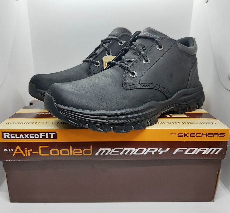 Кожаные ботинки кроссовки Skechers Relaxed Fit оригинал