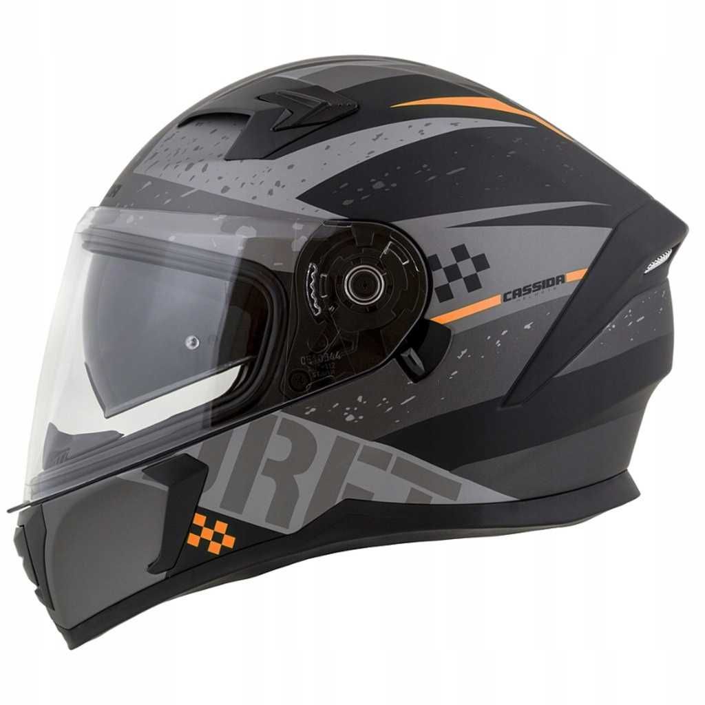 Kask Motocyklowy CASSIDA 3.0 DRFT + SZYBA CZARNA