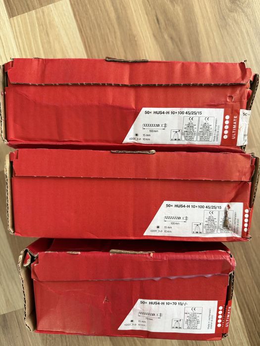 Hilti kotwy wkrecane 10x70 15/10x100 15