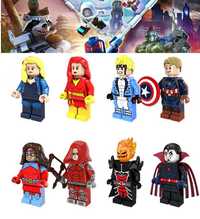 Coleção de bonecos minifiguras Super Heróis nº77 (compatíveis Lego)