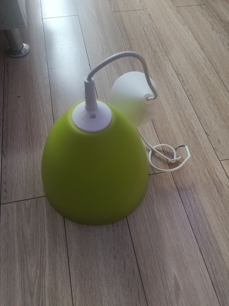 Lampa sufitowa zielona