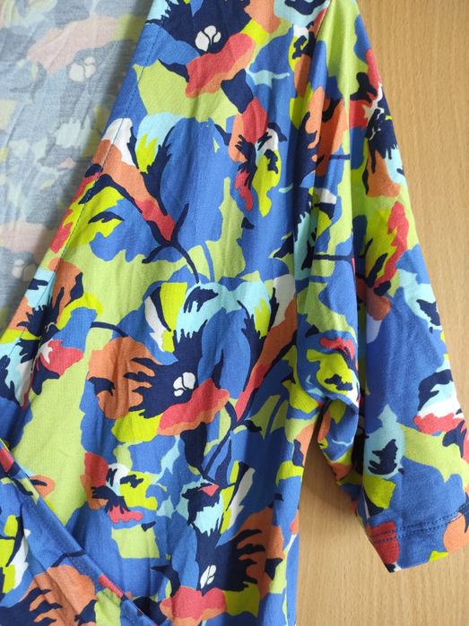 Sukienka z viskozy barwy łata rozmiar M/L