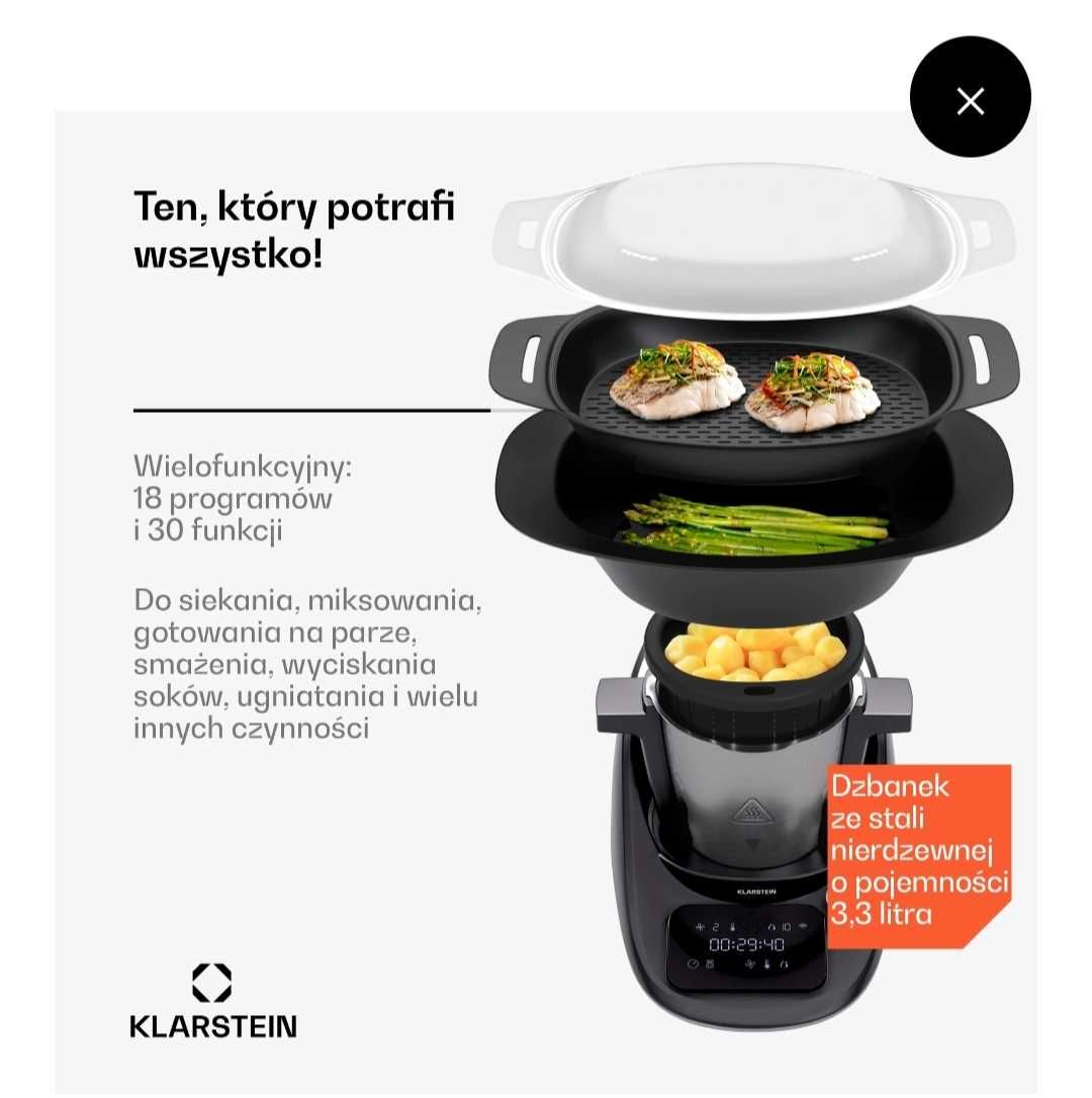 Robot kuchenny Klarstein Aria Smart ala thermomix