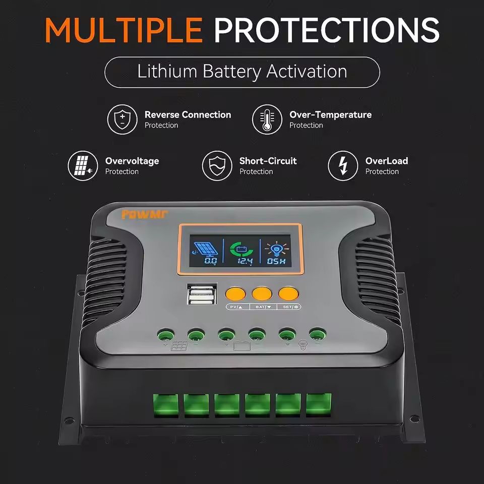 PWM kontroler solarny 80A 12v,24v,36v,48v