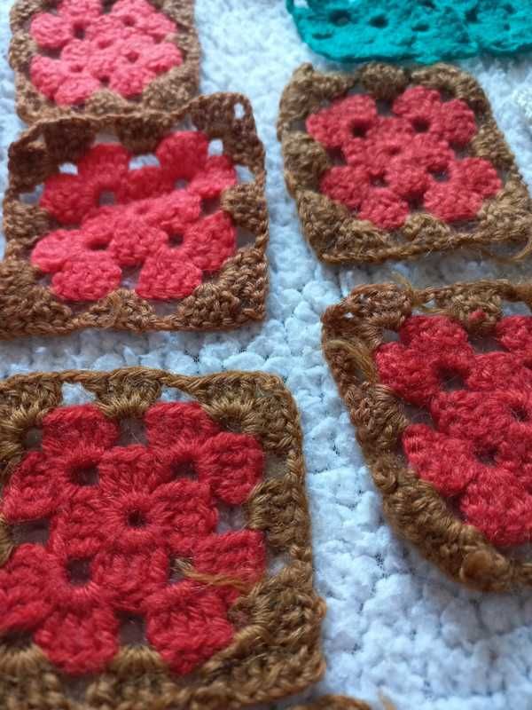 Peças em crochet Granny Square