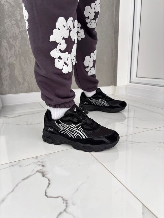 37-46 р кросівки Asics Gel NYC Black Termo gore-tex