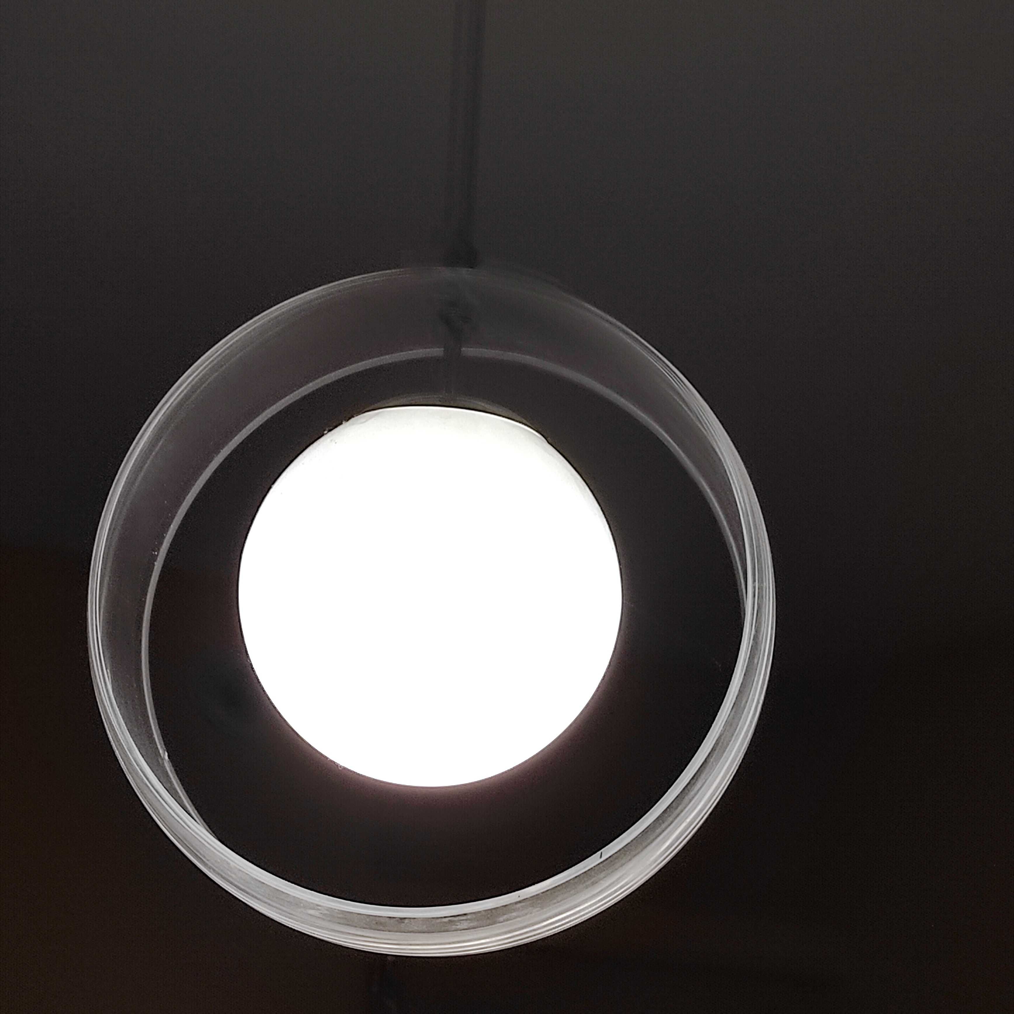 lampa szklana szkło biała