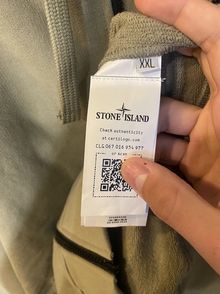 stone island zip