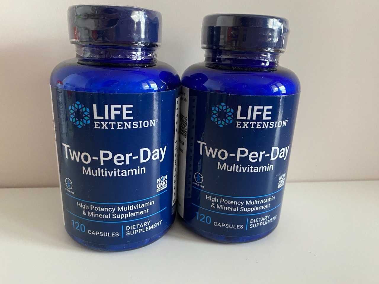 Life Extension, Two-Per-Day мультівітаміни 60 та 120 шт