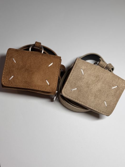 Замшевий ремінь Maison Margiela з гаманцем