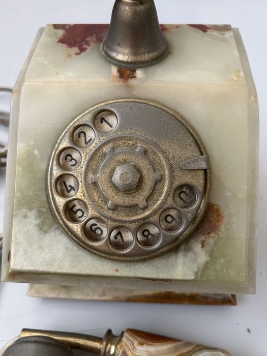 Telefone antigo marmore italiano