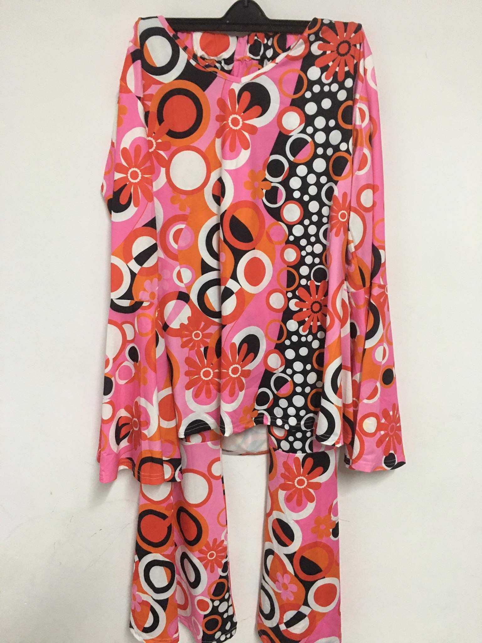 kostium karnawałowy w stylu lat 60-70 XXL
