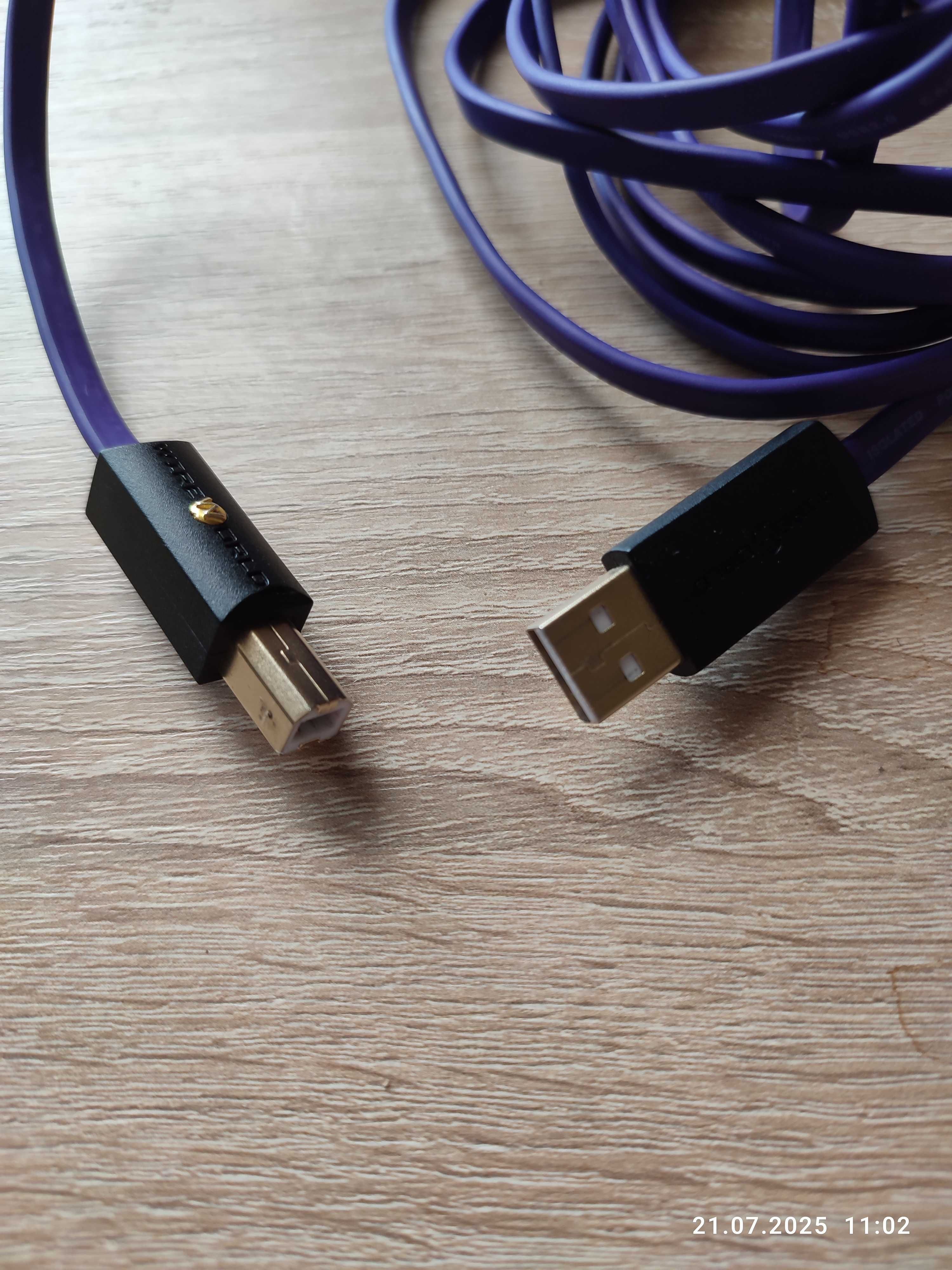 Kabel USB 2.0 A-B WireWorld Ultraviolet 8