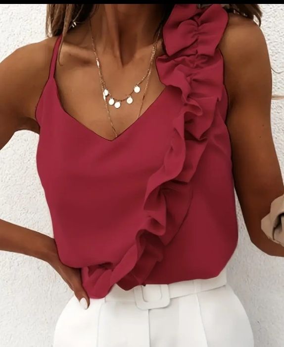 Elegancki Top na ramiączkach, rozm. S/36.