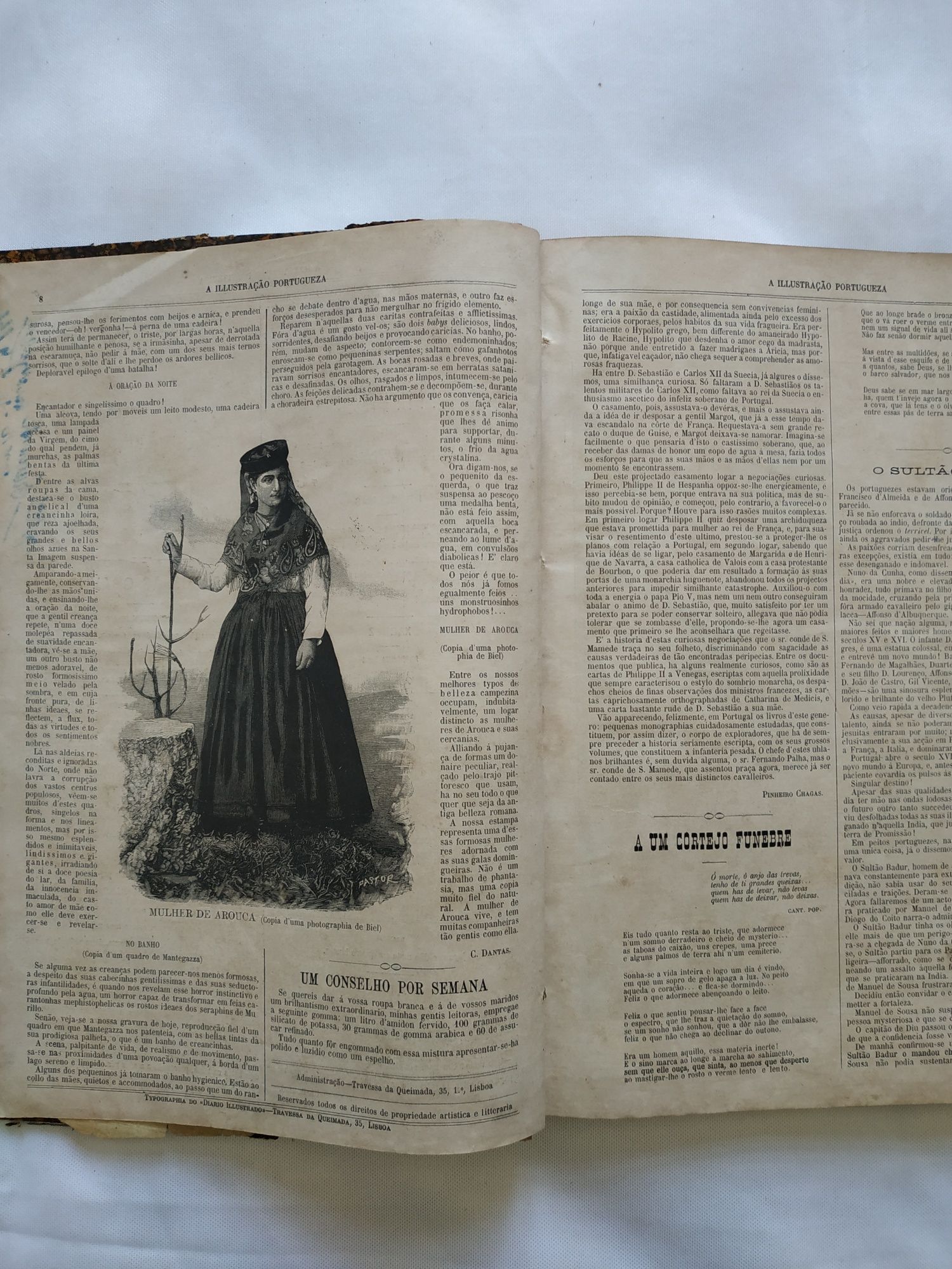 A Ilustração Portuguesa Primeiro Ano Julho de 1884 a Junho de 1885