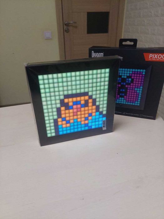Піксельний дисплей DIVOOM Pixoo-diy pixel art frame (анімація)