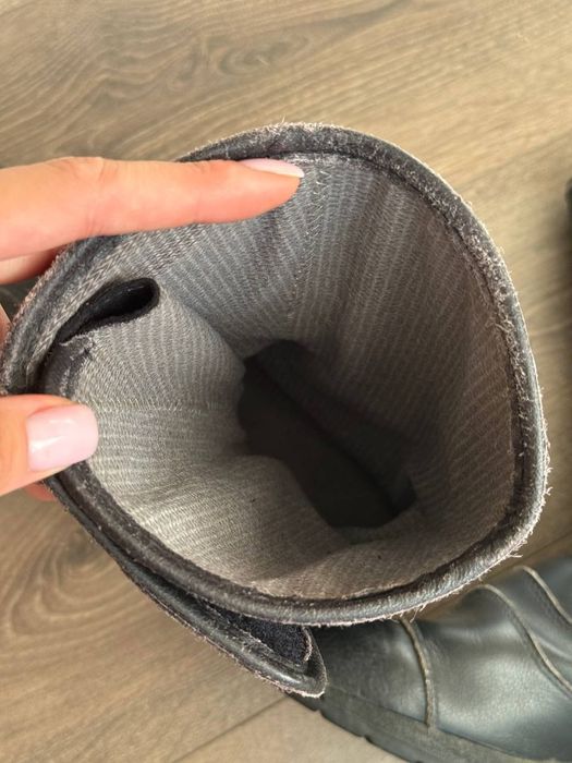 Мотоциклетні шкіряні чоботи Vendramini, моточоботи 44 розміру 28 см