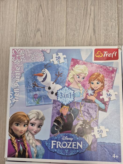 Puzzle trefl 4x enchantimals frozen Disney zosia
