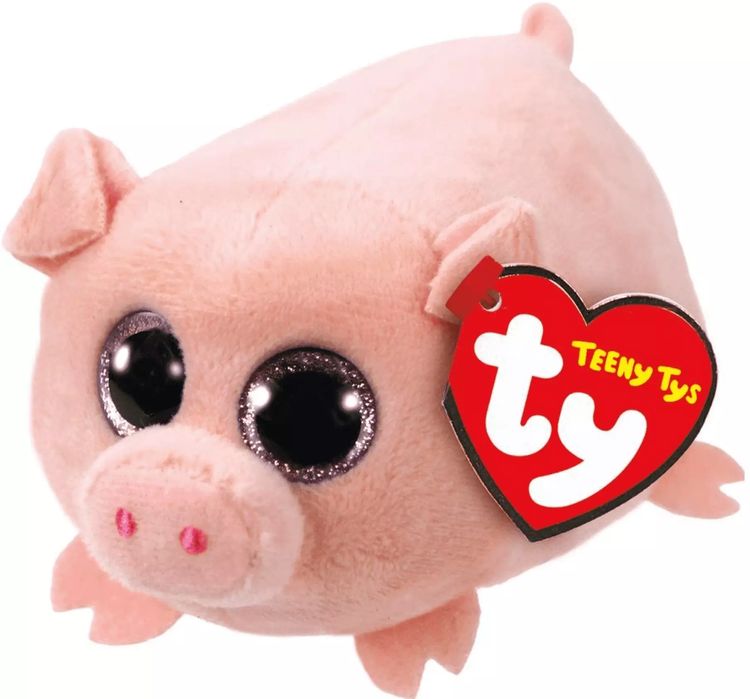 TY Teeny. Świnka Curly. Ty Inc.. Nowy Produkt