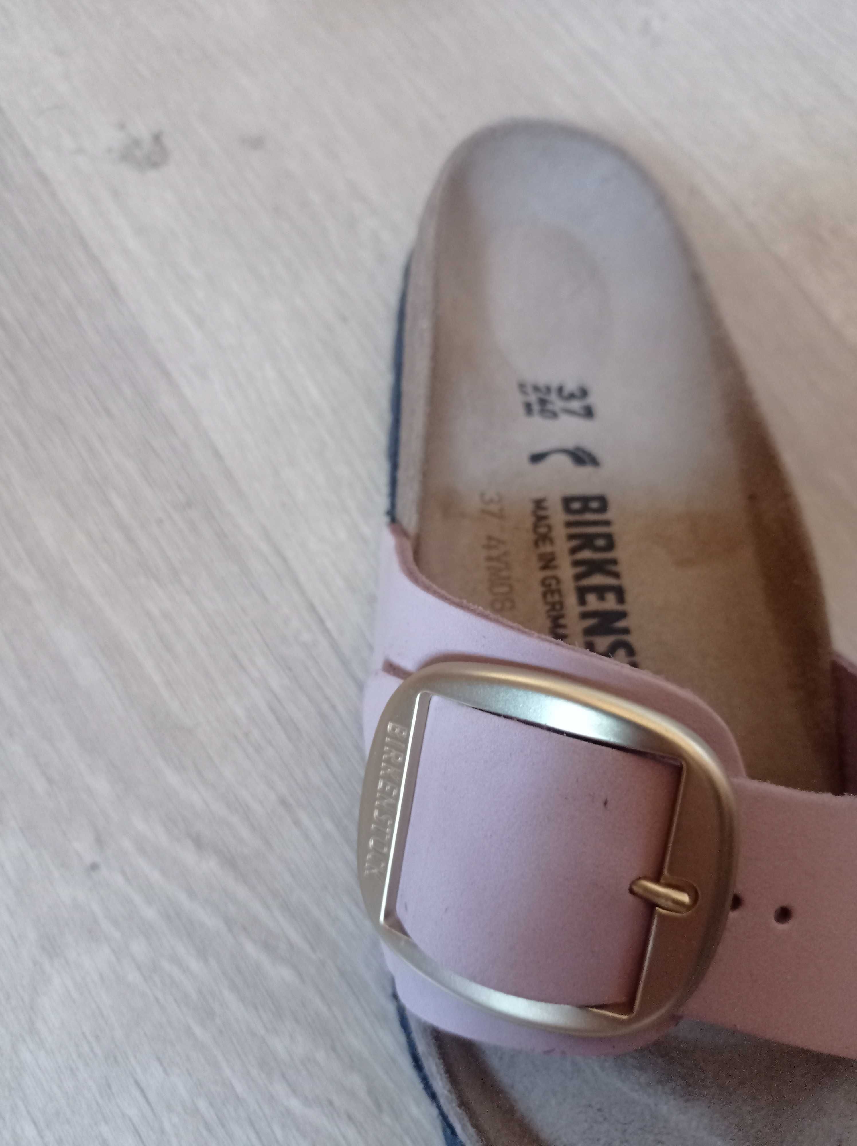 Klapki rozowe birkenstock rozmiar 38