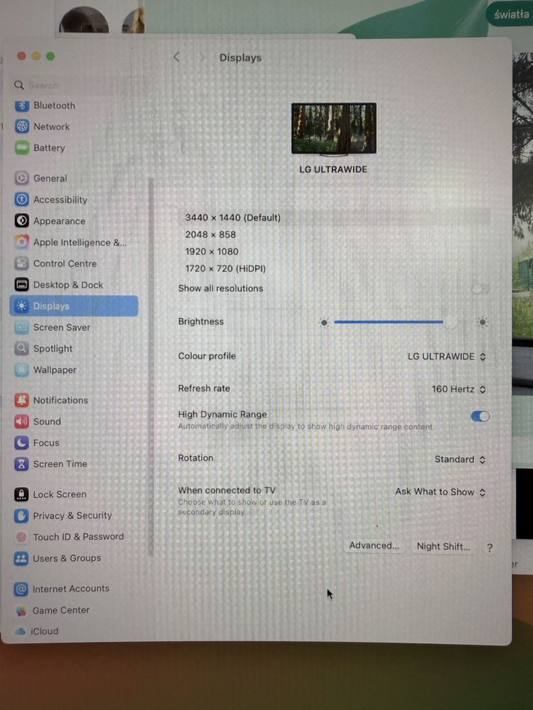 LG UltraWide 34WP75C - 160 Hz - 4K Ultra HD