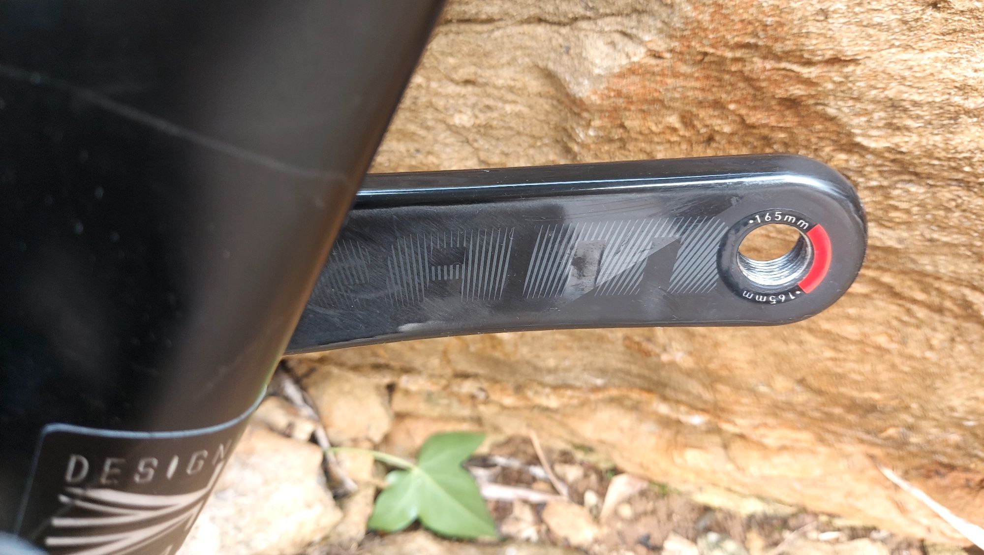 Pedaleiro com Potenciómetro Quarq Cranks 165mm