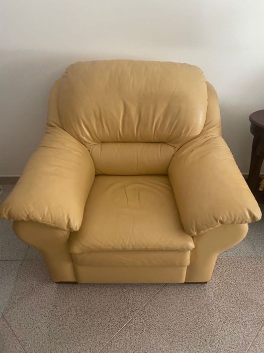 Sofas de pele genuína