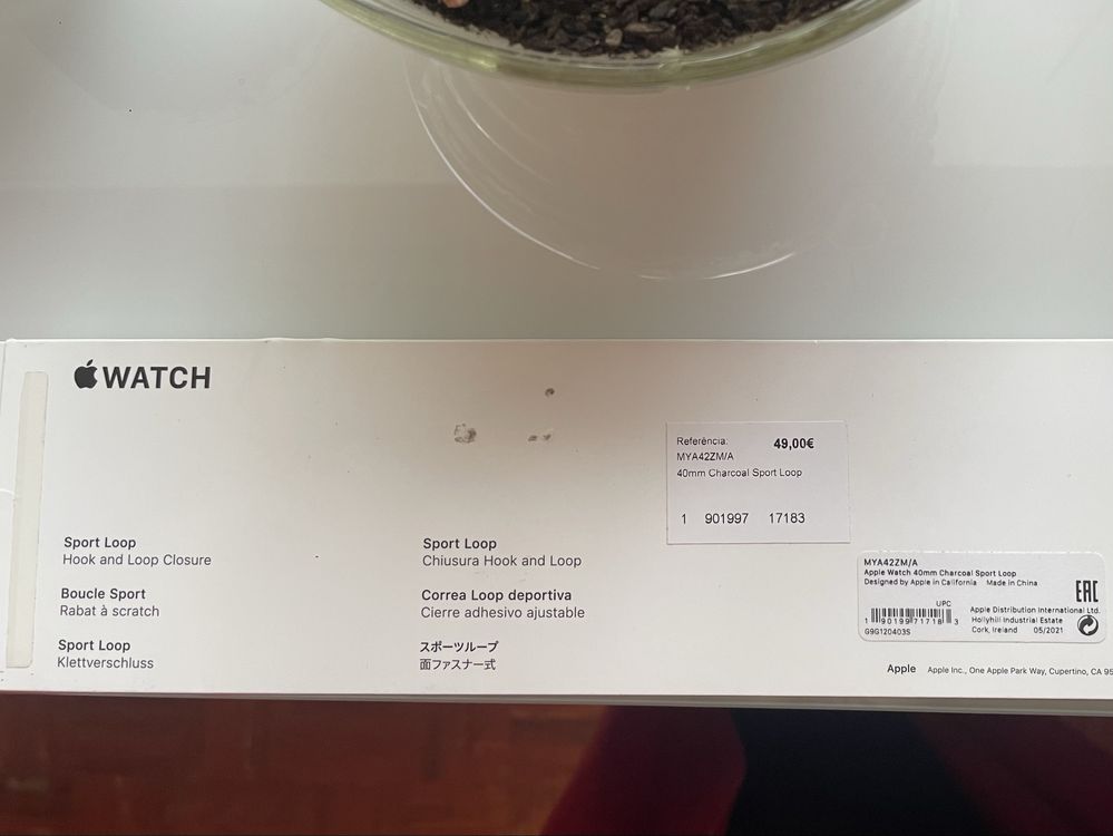 Apple Watch Blue Aluminum Case