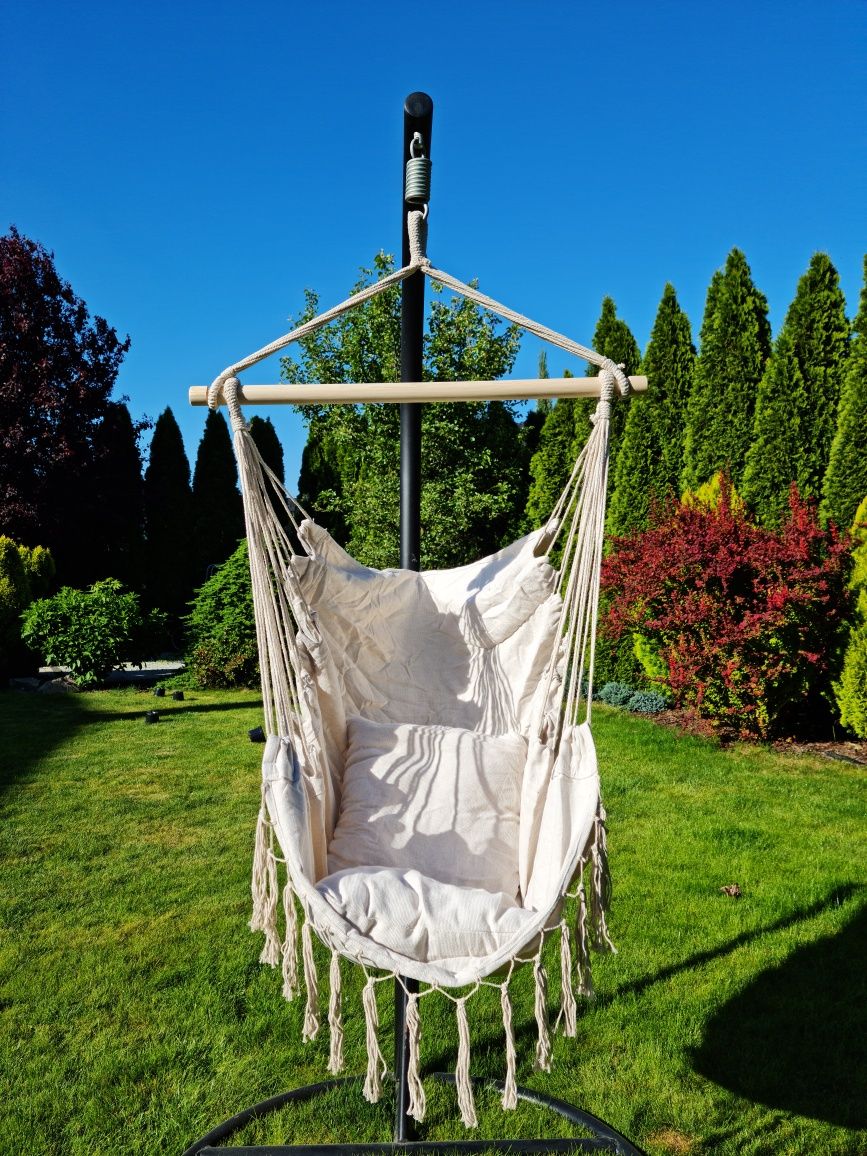 NOWY STYLOWY Fotel Wiszący | Krzesło Brazylijskie | BOHO WYSYŁKA 24H!