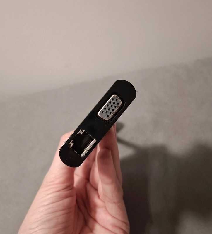 HP Elite Folio Dock Connector Ethernet & VGA Adapte