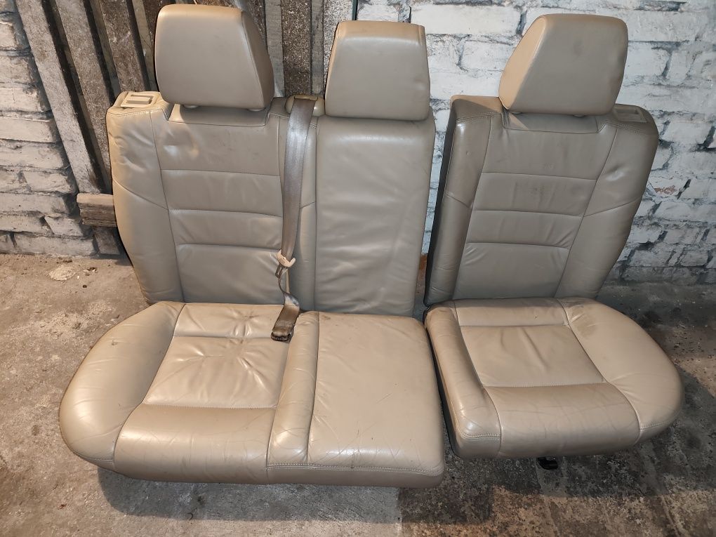 Recaro fotele skórzane, środek, wnętrze