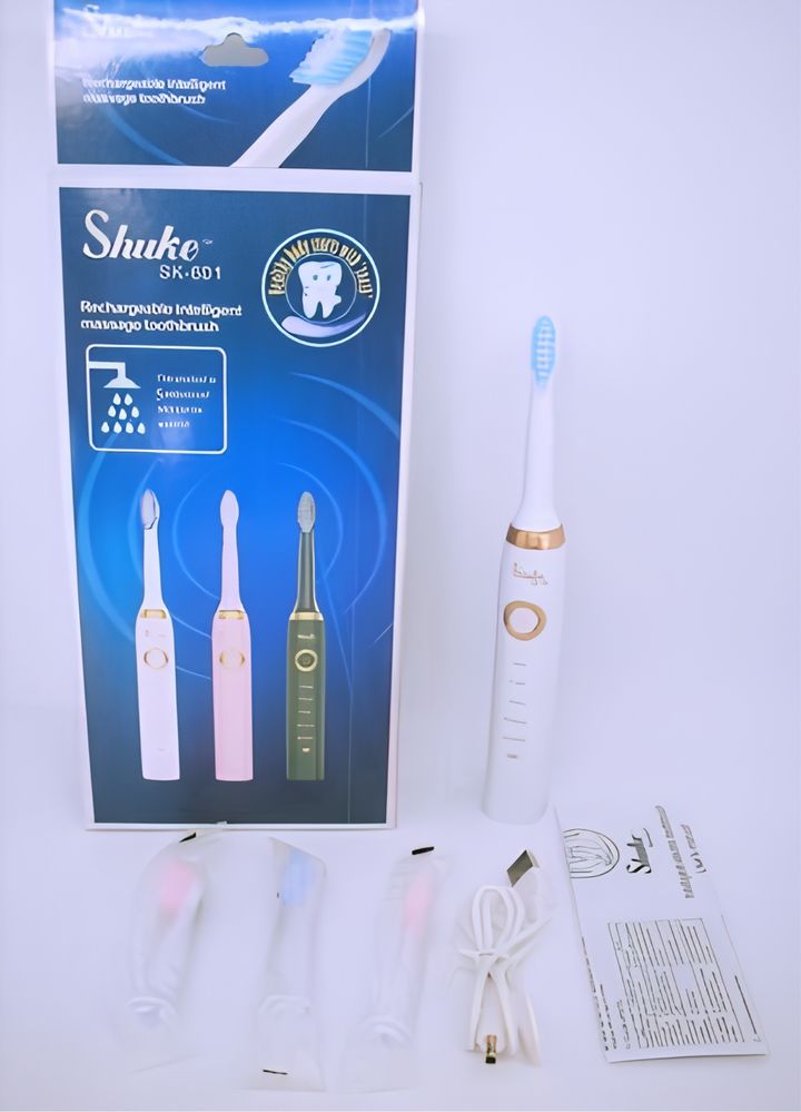 Електрична зубна щітка Акумуляторна щітка Зубна бездротова щітка
